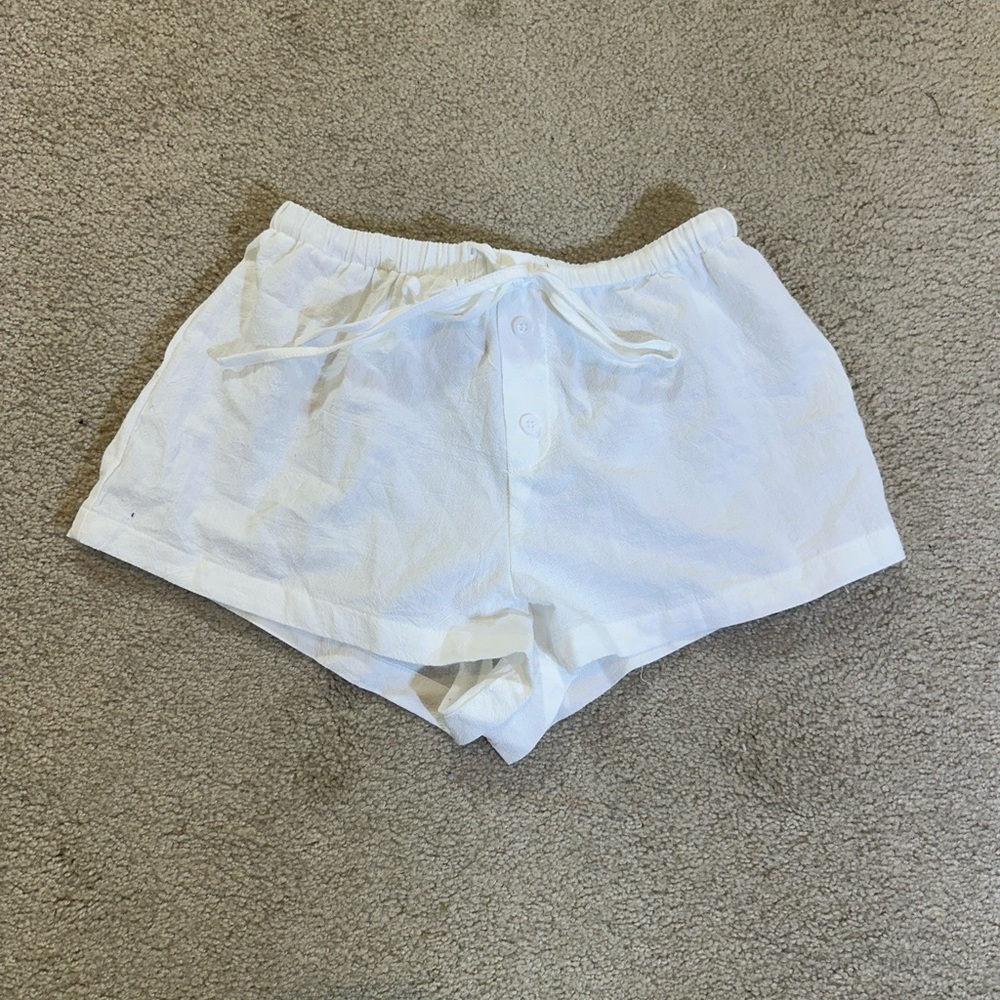SHEIN white shorts
